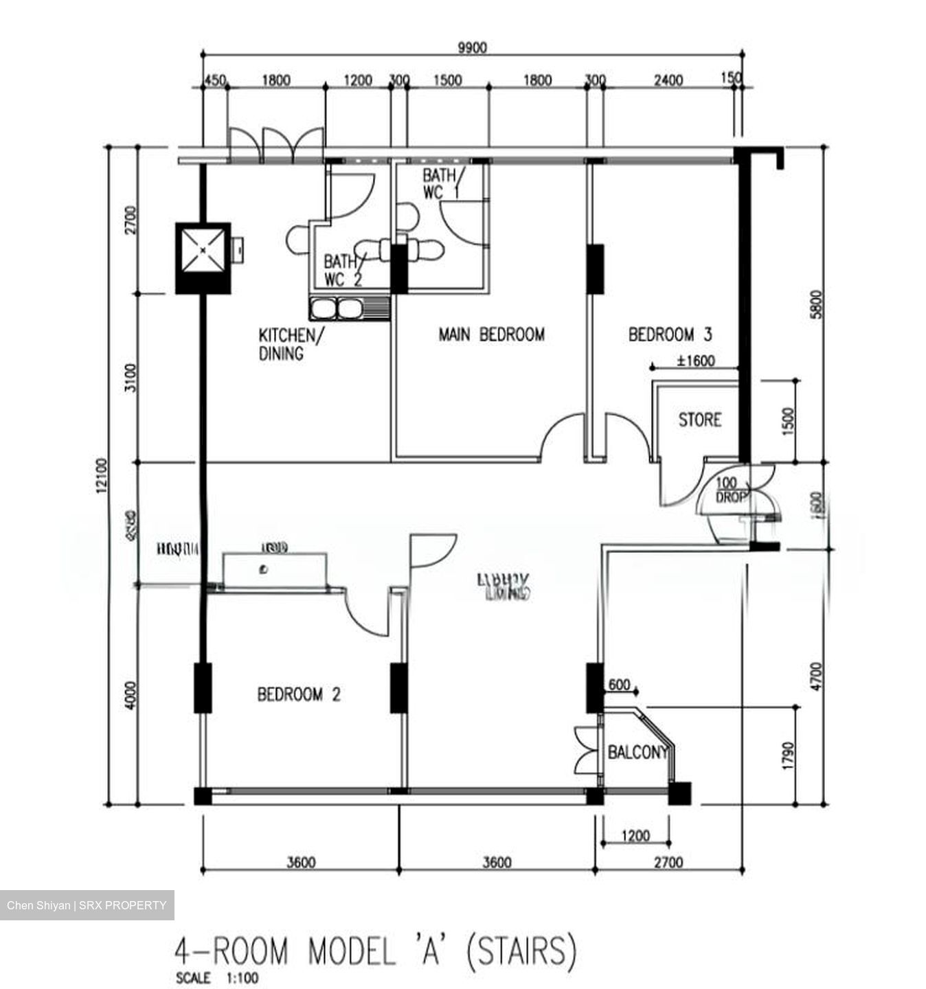 Blk 238 Choa Chu Kang Central (Choa Chu Kang), HDB 4 Rooms #563144371